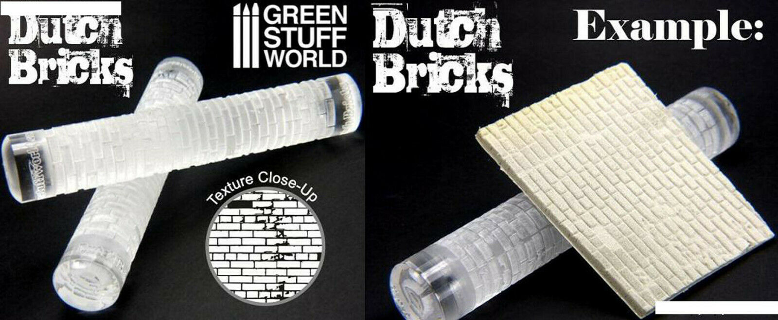 Relief Rollen Präge Rolle Rolling Pin Diorama Vignette Green Stuff World