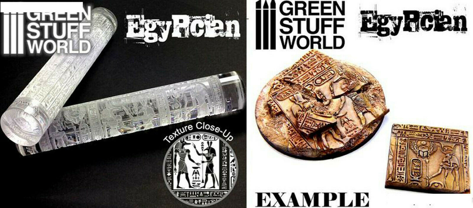 Relief Rollen Präge Rolle Rolling Pin Diorama Vignette Green Stuff World