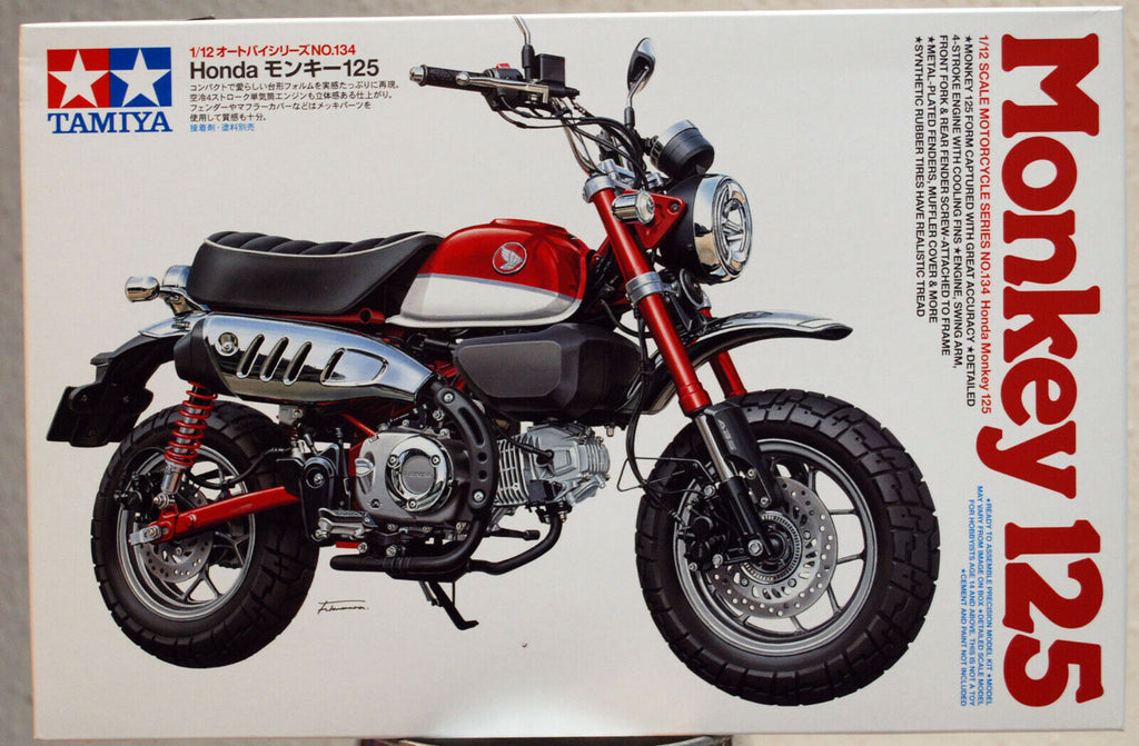 2018 Honda Monkey 125 1:12 Tamiya 14134