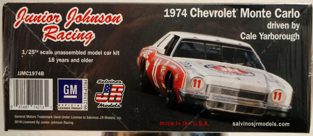 1974 Chevy Monte Carlo # 11 C. Yarborough Junior Johnson 1:25 Salvinos JR 142131