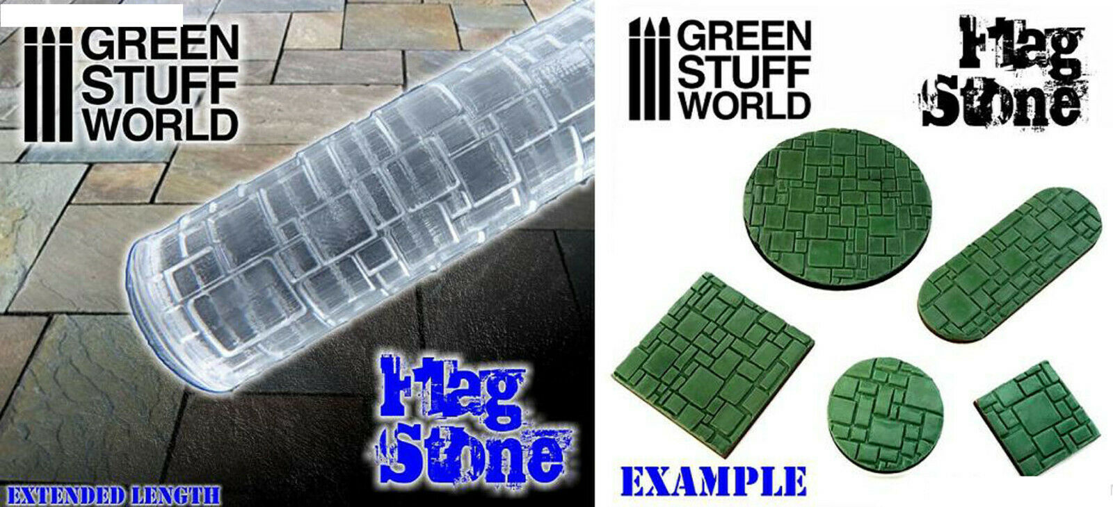 Relief Rollen Präge Rolle Rolling Pin Diorama Vignette Green Stuff World