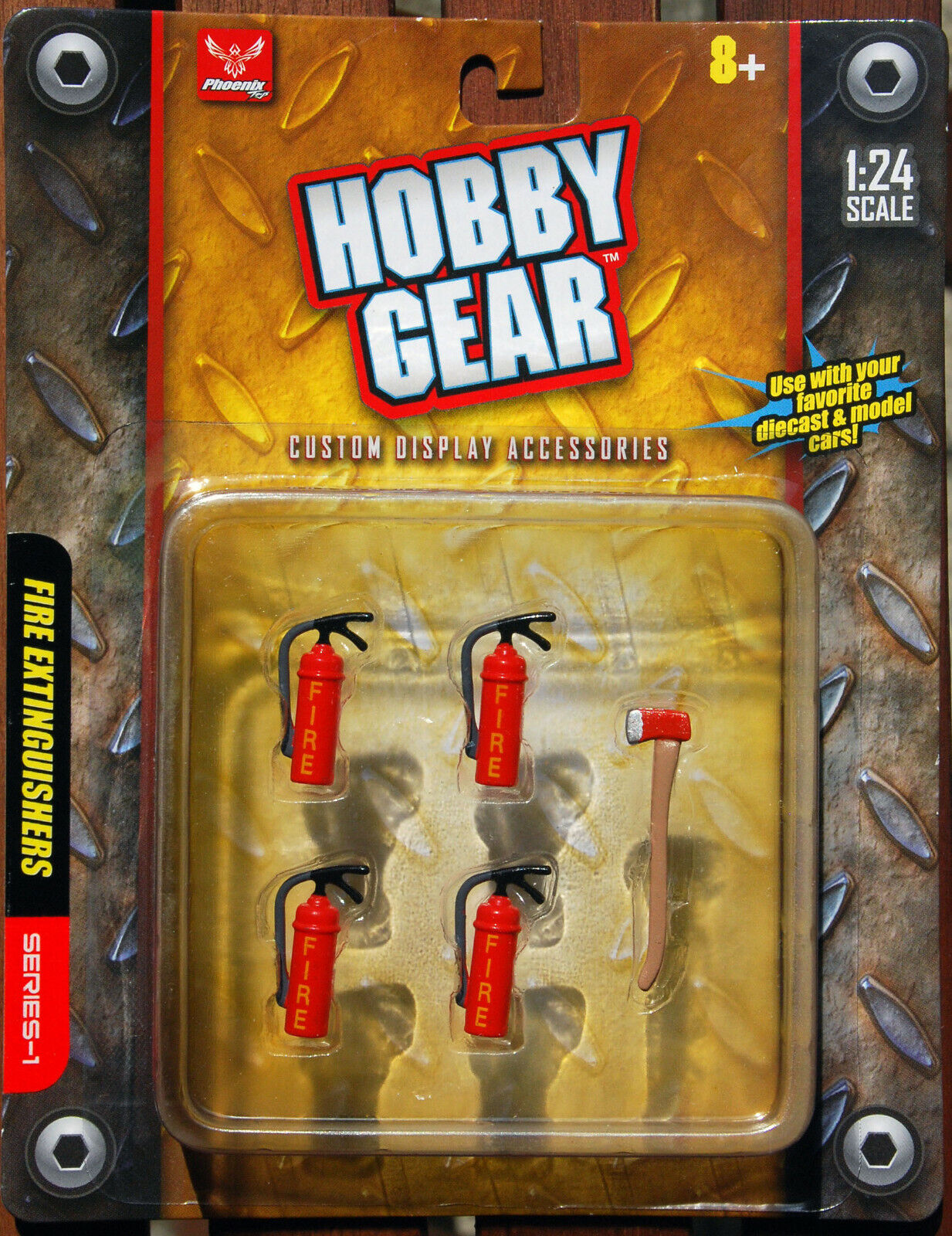 Hobby Gear 17017 Fire Extinguishers Feuerlöscher Axt Schaumlöscher 1:24