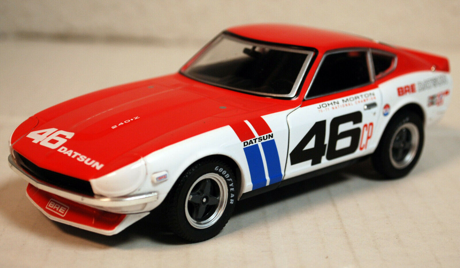 1979 BRE Datsun 240 Z # 46 Brock Racing Tokyo Torque JDM 1:24 Greenlight 18301