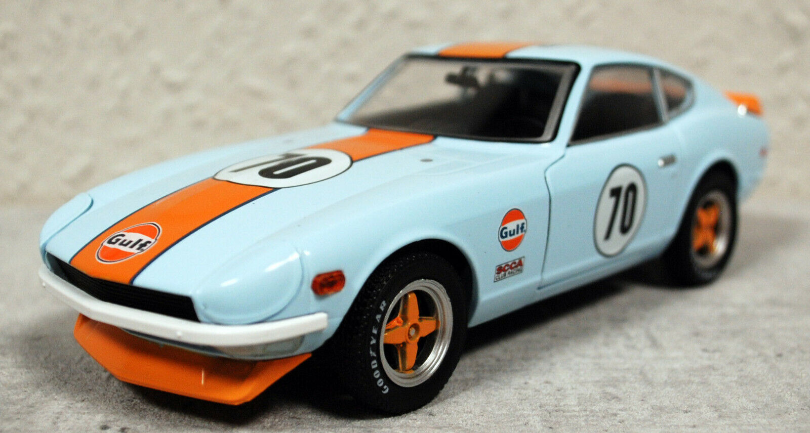 1979 Datsun 240 Z # 70 Gulf Tokyo Torque JDM 1:24 Greenlight 18302