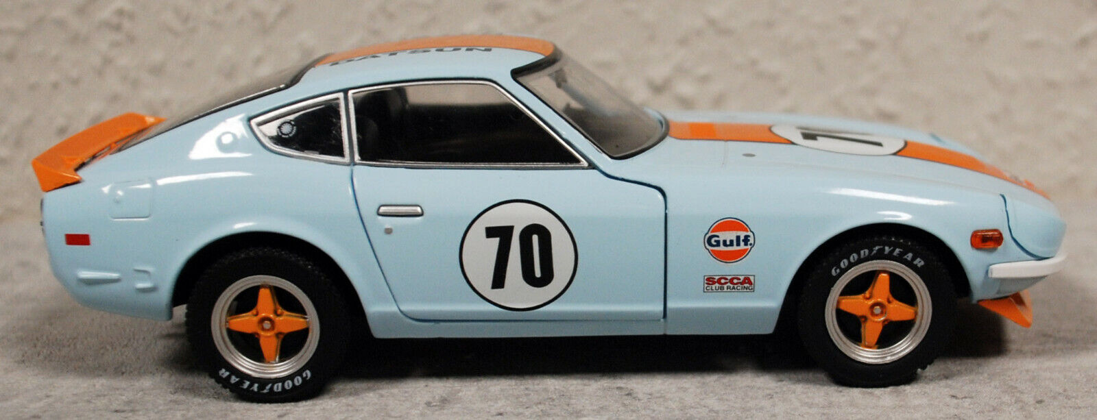 1979 Datsun 240 Z # 70 Gulf Tokyo Torque JDM 1:24 Greenlight 18302
