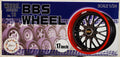 Fujimi 193540 Felgen BBS Wheel 17 Zoll inkl. Reifen Bridgestoner VR71 1:24 #N13