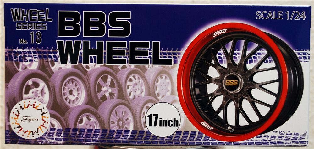 Fujimi 193540 Felgen BBS Wheel 17 Zoll inkl. Reifen Bridgestoner VR71 1:24 #N13