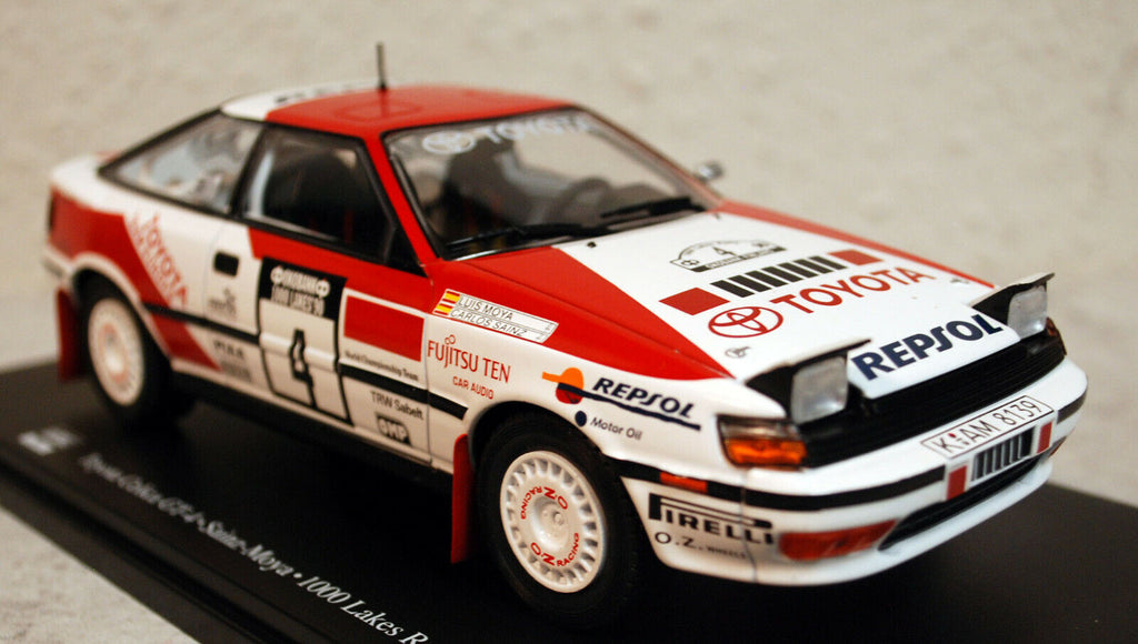 1990 Toyota Celica GT 4 WRC Sainz / Moya # 4 1000 Lakes Rallye 1:24 Altaya