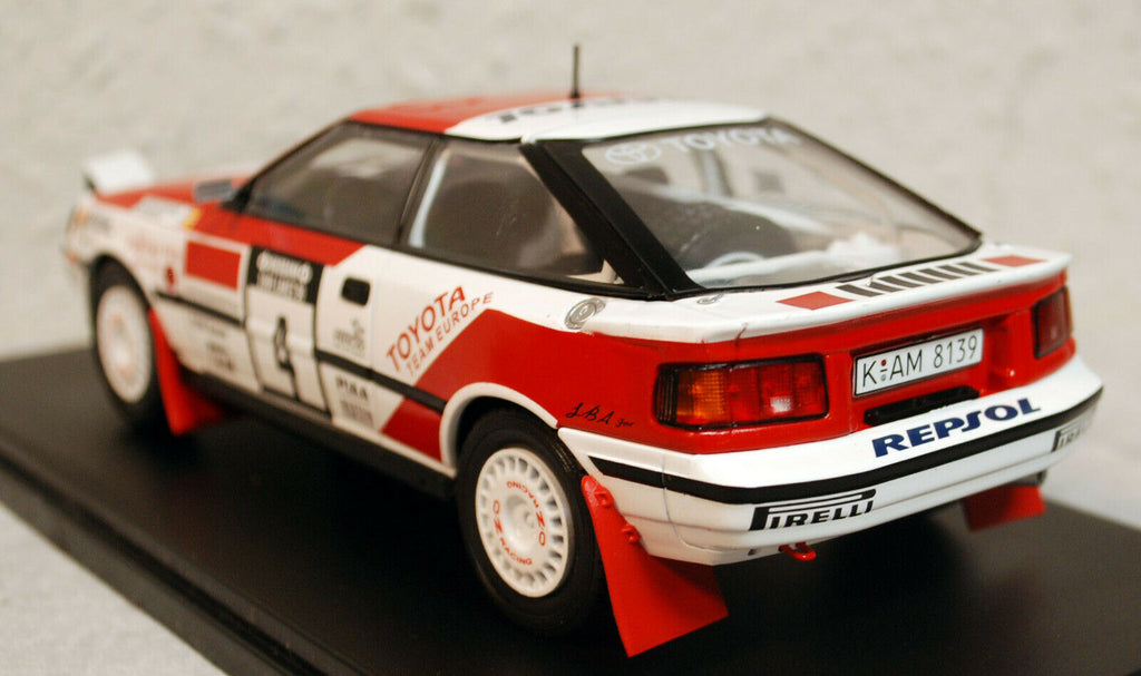1990 Toyota Celica GT 4 WRC Sainz / Moya # 4 1000 Lakes Rallye 1:24 Altaya
