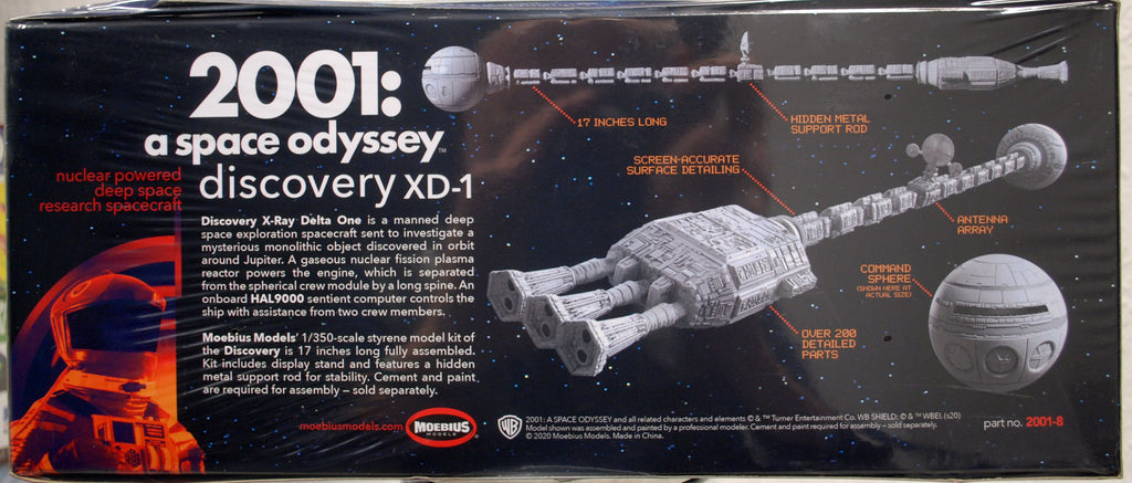 Moebius 2001-8 2001 Odyssee im Weltraum Discovery XD-1 1:350