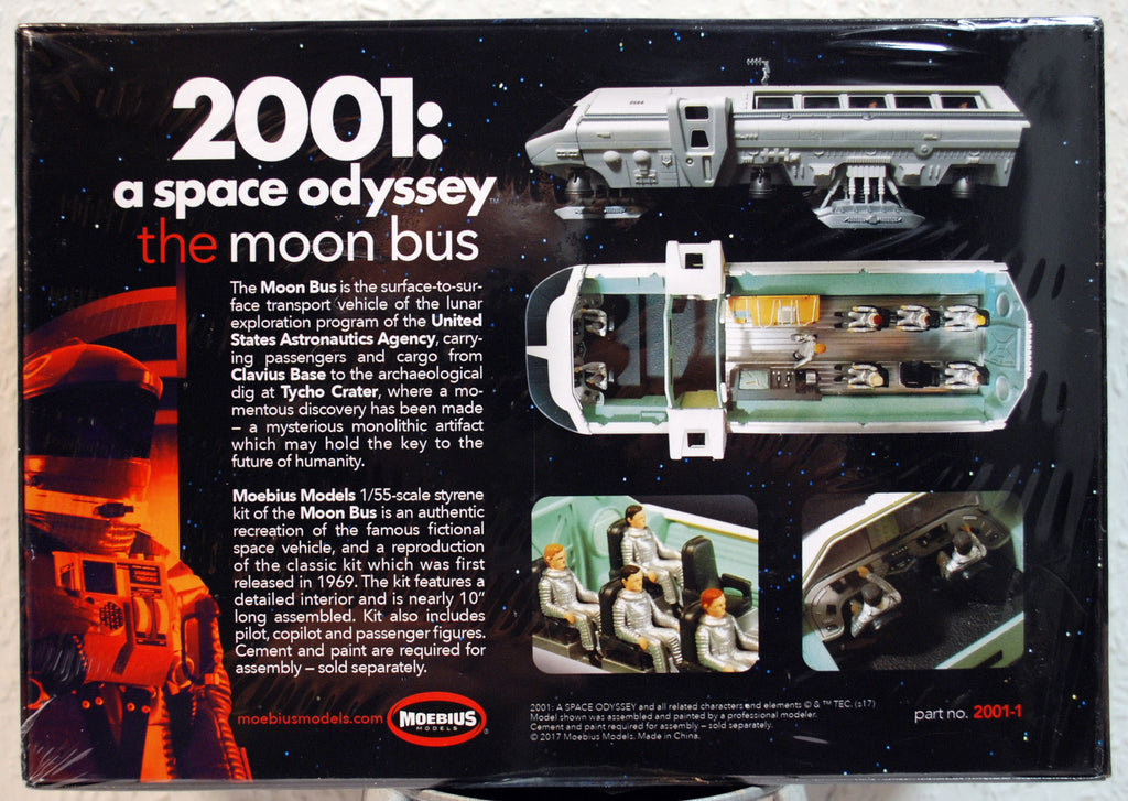 2001: Odyssee im Weltraum The Moon Bus 1:55 Moebius 2001-1