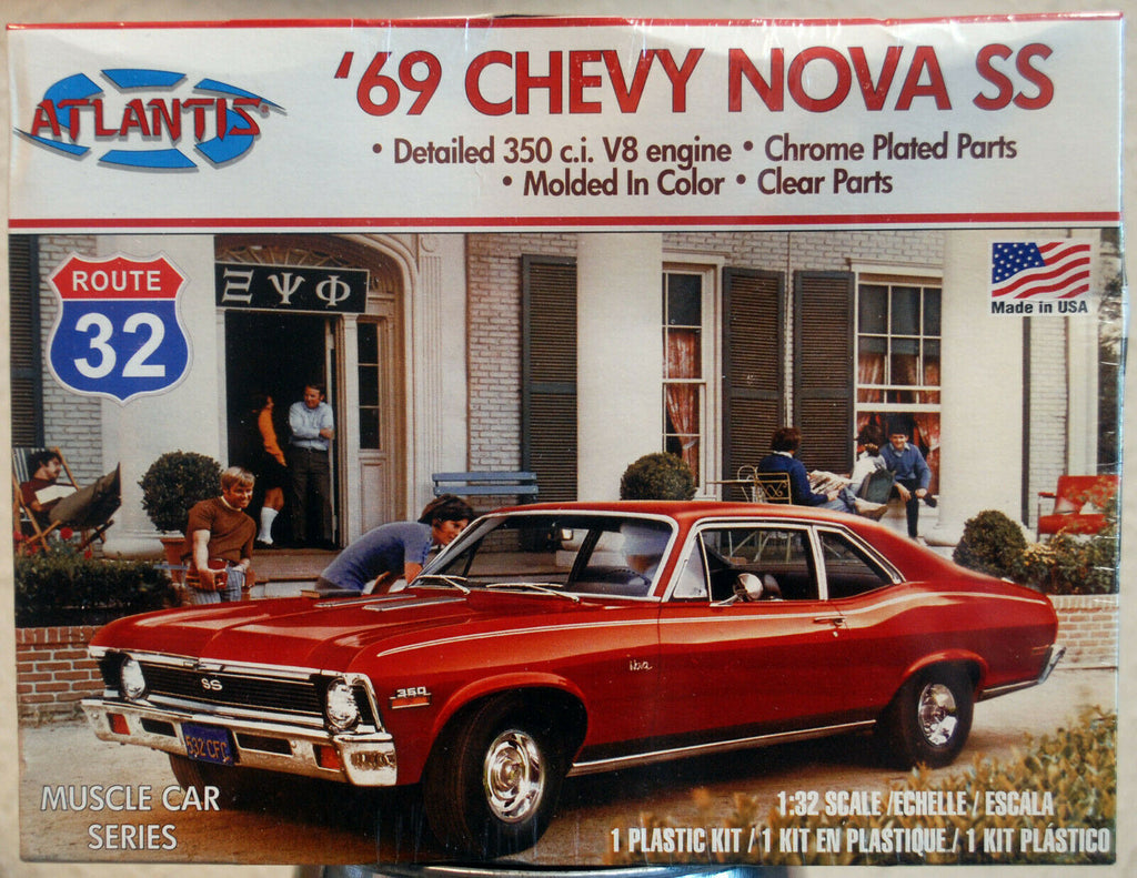Atlantis 2006 1969 Chevrolet Nova SS 1:32 wieder neu 2021 Bausatz