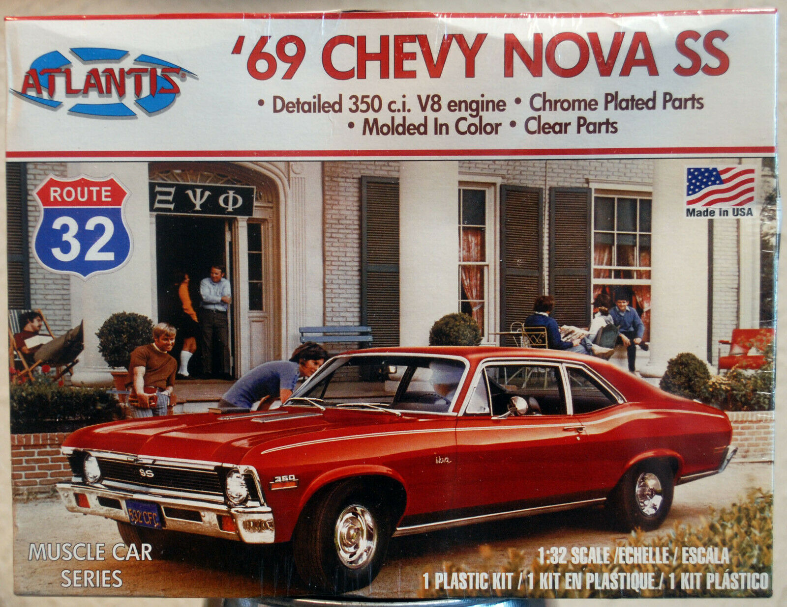 Atlantis 2006 1969 Chevrolet Nova SS 1:32 wieder neu 2021 Bausatz
