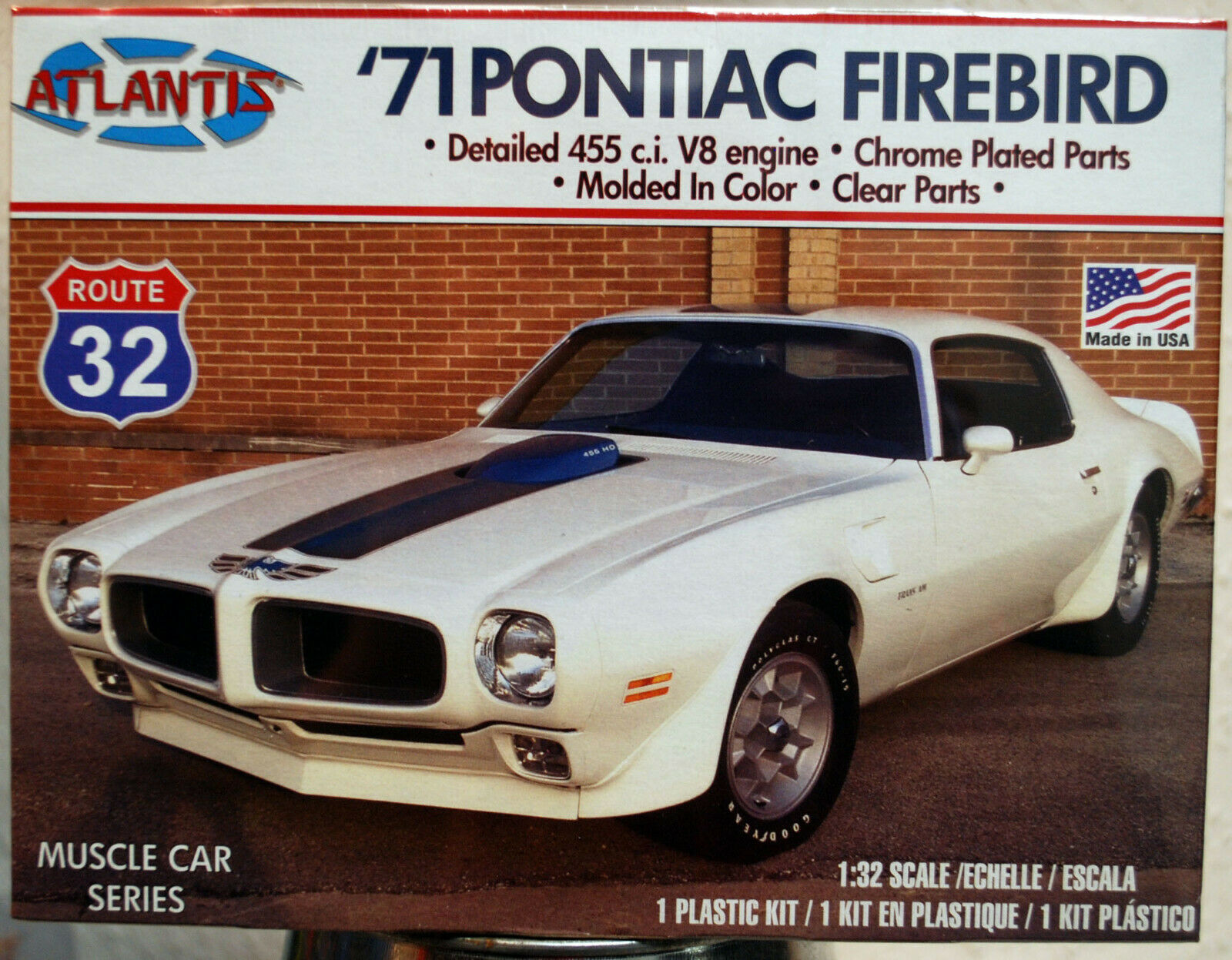 Atlantis 2009 1971 Pontiac Firebird 1:32 wieder neu 2021 Bausatz