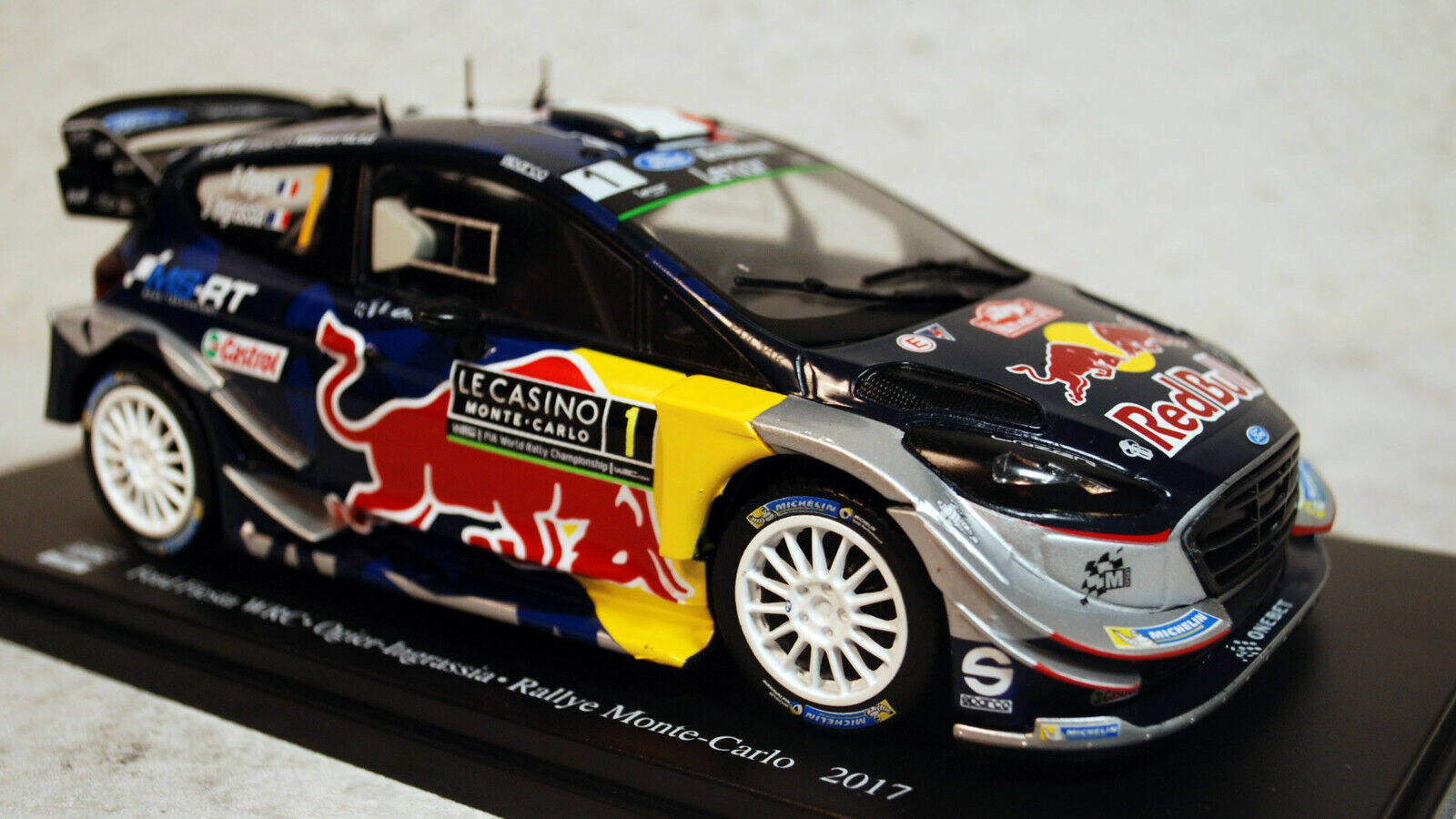 2017 Ford Fiesta WRC Red Bull Ogier / Ingrassia # 1 Monte Carlo 1:24 Altaya