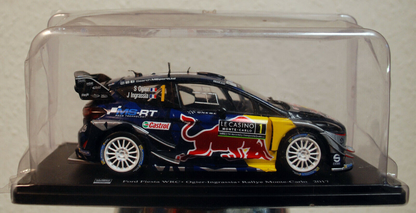 2017 Ford Fiesta WRC Red Bull Ogier / Ingrassia # 1 Monte Carlo 1:24 Altaya