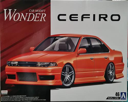 Aoshima 055137 1991 Nissan Wonder Cefiro A31 car modify JDM 1:24 neu