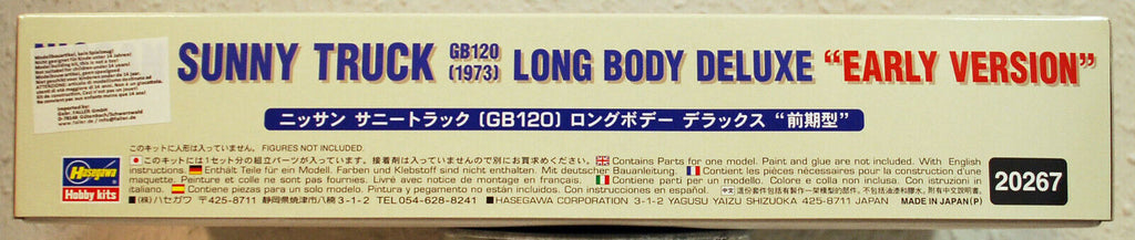 1973 Nissan Sunny Pickup ( GB 120 ) Long Body Early 1:24 Hasegawa 20267
