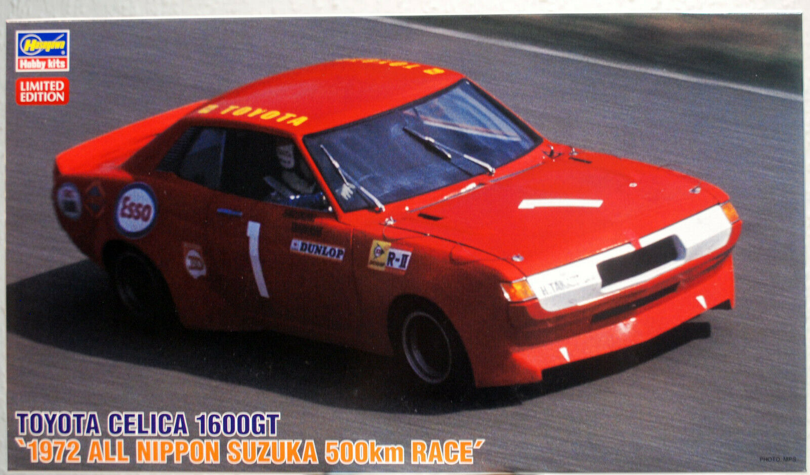 1972 Toyota Celica 1600 GT All Nippon Suzuka 500 Km JDM 1:24 Hasgawa 20344