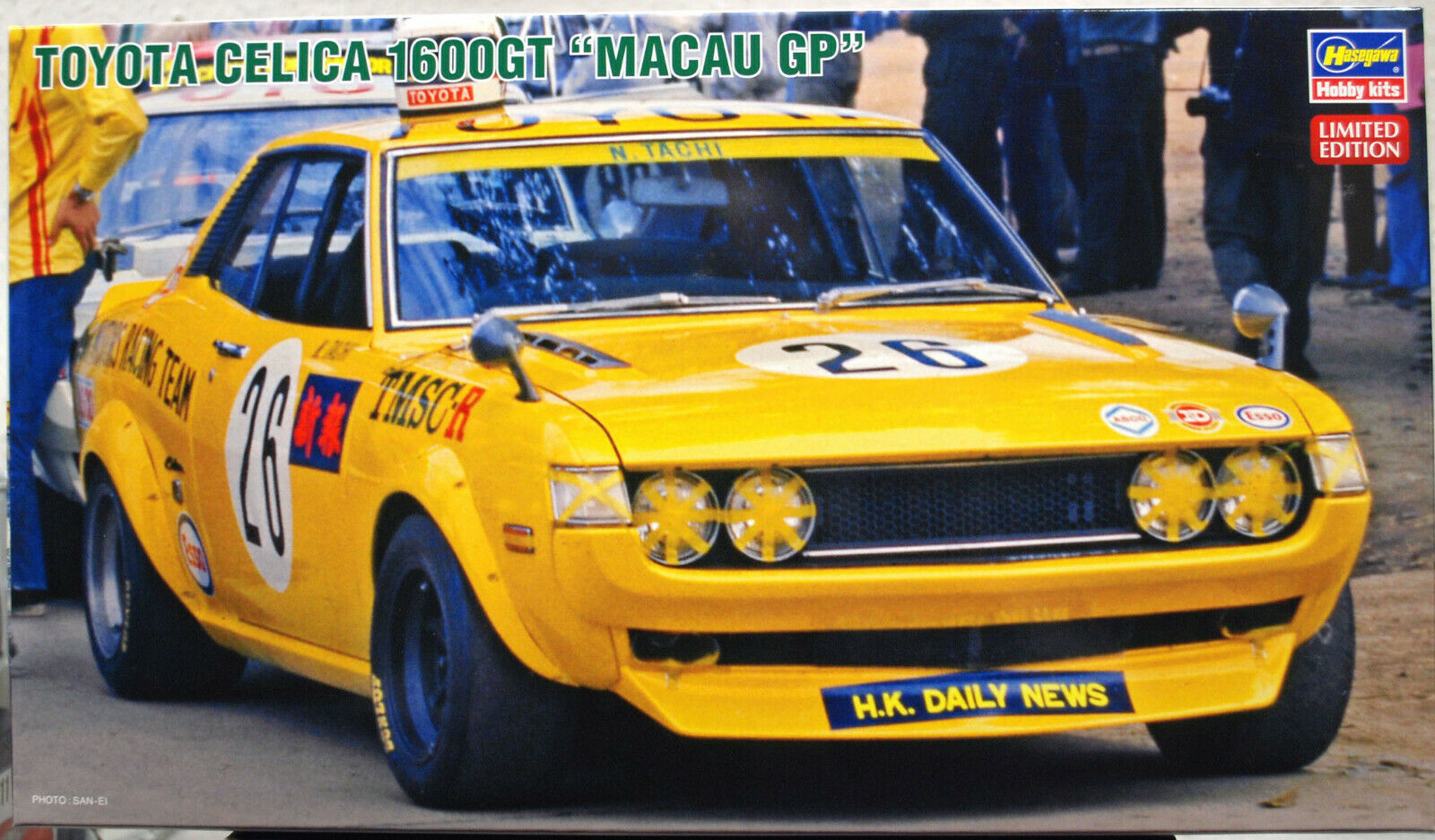 1972 Toyota Celica 1600 GT Macau Grand Prix JDM, 1:24 Hasegawa 20471