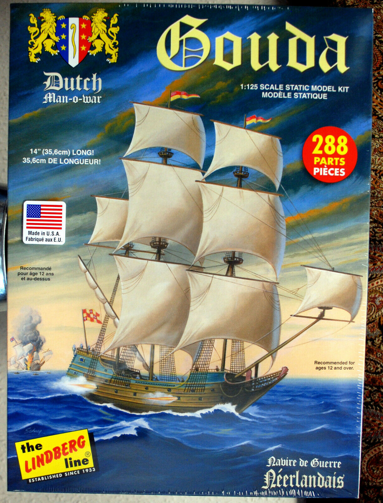 Lindberg 204 Dutch Man-o-war Gouda 1:125