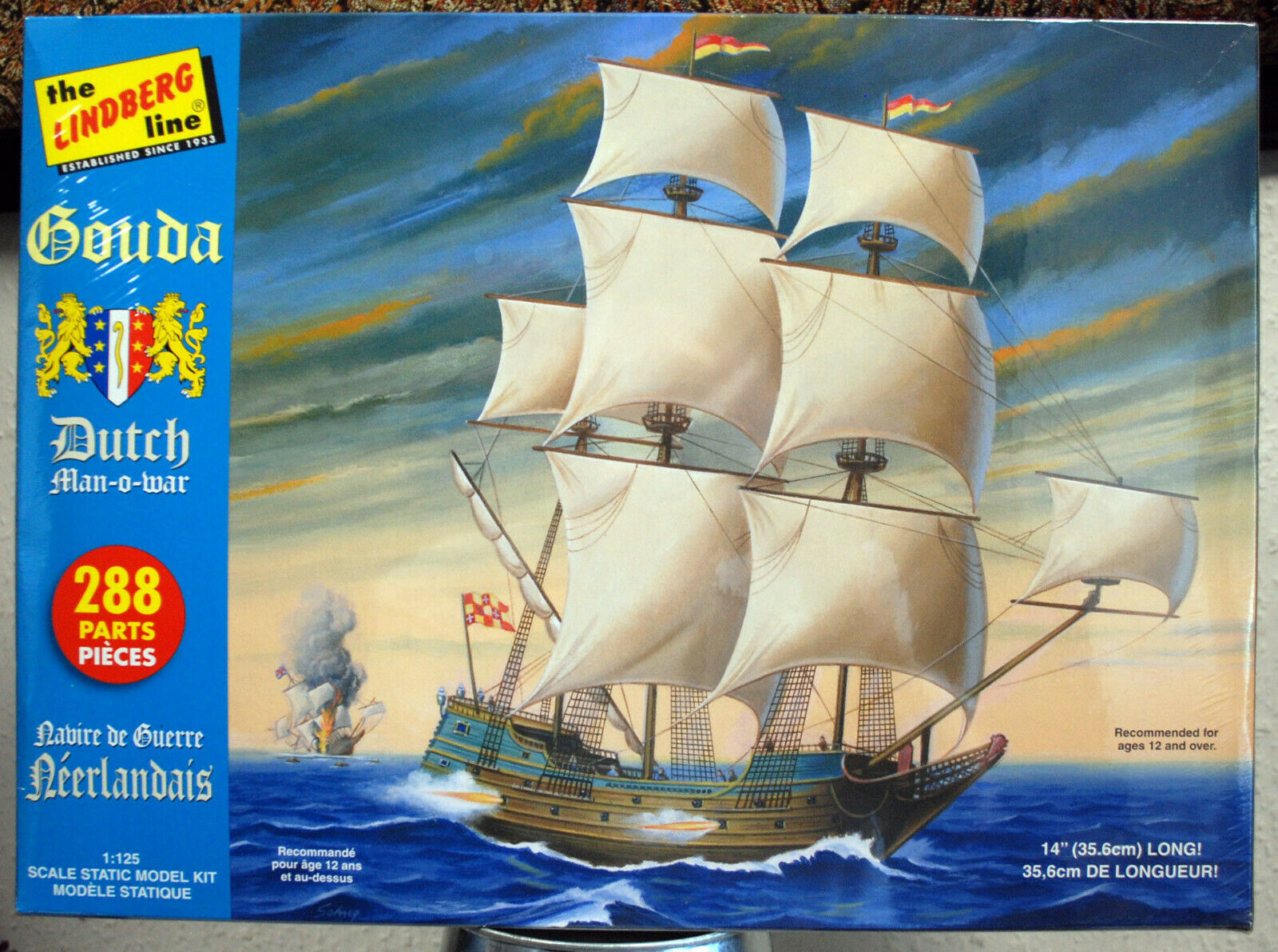 Lindberg 204 Dutch Man-o-war Gouda 1:125