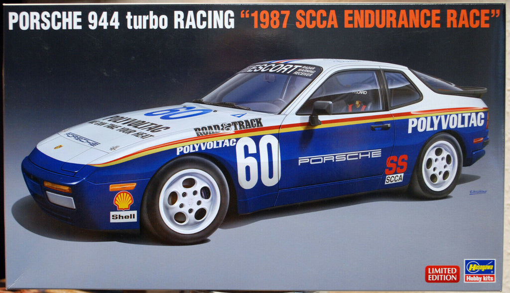 Hasegawa 20517 1987 Porsche 944 Turbo Racing SCCA Endurance Race 1:24