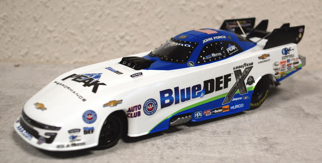 Autoworld CP7681 2020 Chevrolet Camaro NHRA Funny Car Blue Def 1:24
