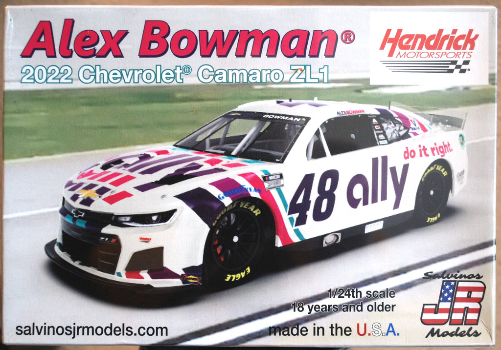 2022 Chevrolet Camaro Alex Bowman ally 1:24 Salvinos JR 312466