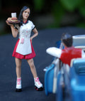 23963 American Diorama Diner Drive In Hamburger Pommes Waitress Brittany 1:24