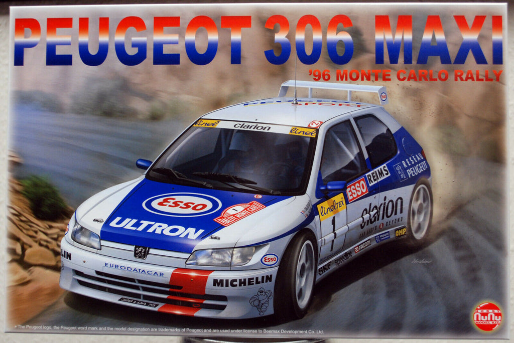 1996 Peugeot 306 Maxi Rallye Monte Carlo 1:24 Platz Nunu 24009