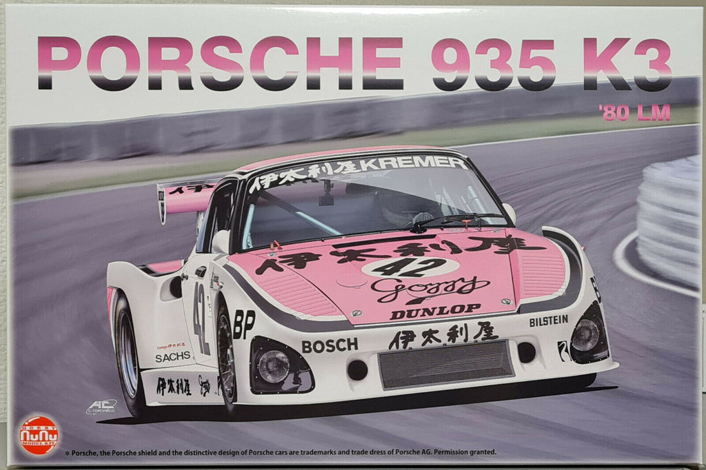 NUNU 24029 1980 Porsche 935 K3 Le Mans Kremer Racing 1:24
