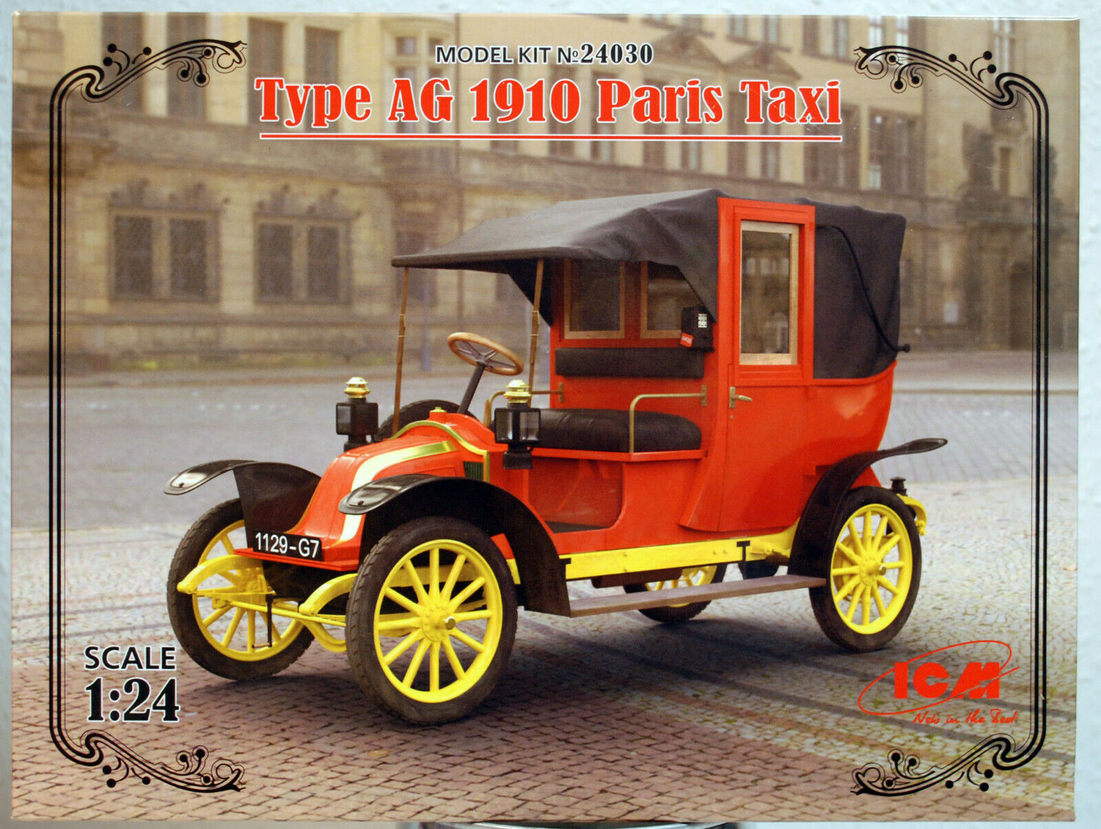 1910 Renault Type AG Paris Taxi 1:24  ICM 24030
