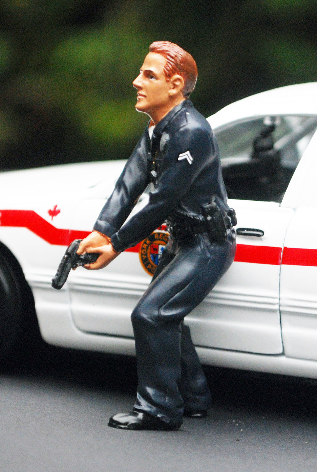 24031B American Diorama Police Officer Set of 4 1:24