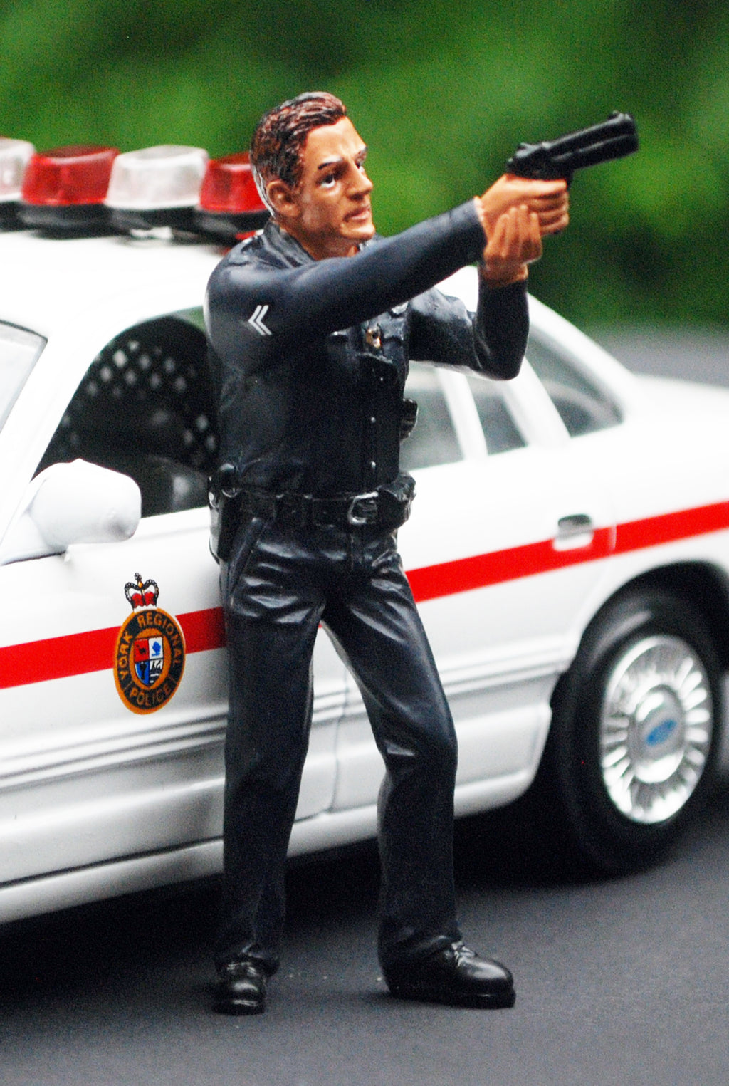 24031B American Diorama Police Officer Set of 4 1:24