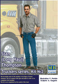 24042 Master Box Trucker Series Stan(Long Haul) Thompson 1:24 neu 2018