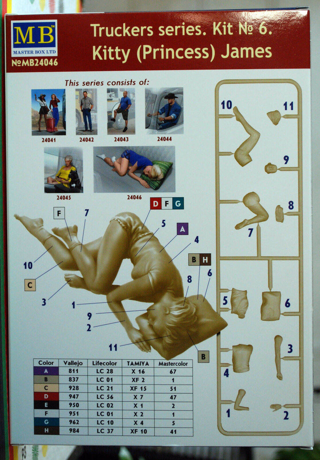 24044B Master Box Trucker Ser. Mike Joni & Kitty set of 3 alle 3 1:24 neu 2018