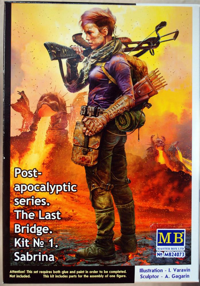 24073 Master Box Post-apocalyptic series The last Bridge Sabrina 1:24
