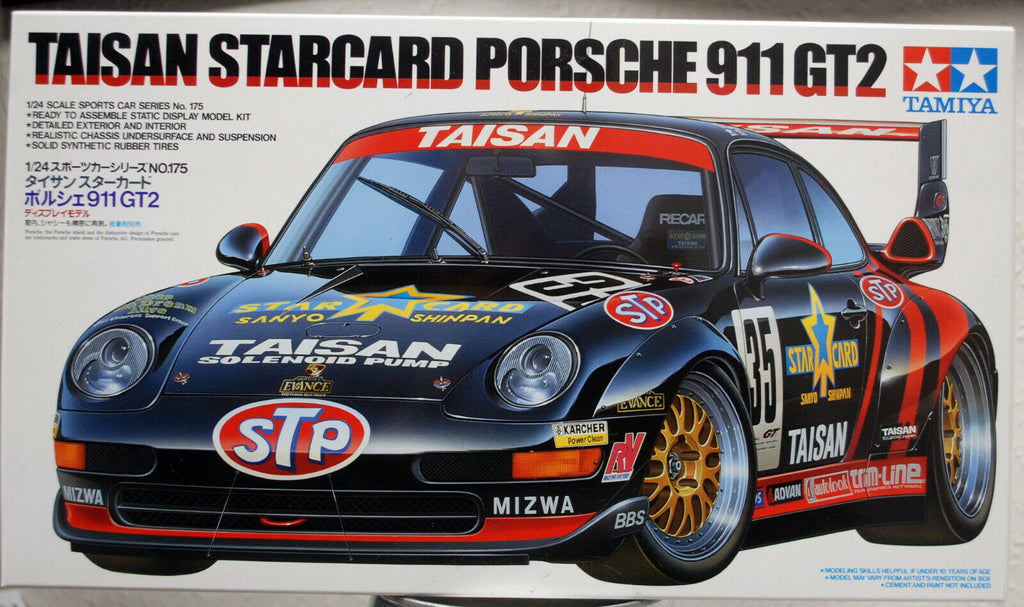 1995 Porsche 911 GT 2 (993) Taisan Starcard 1:24 Tamiya 24175
