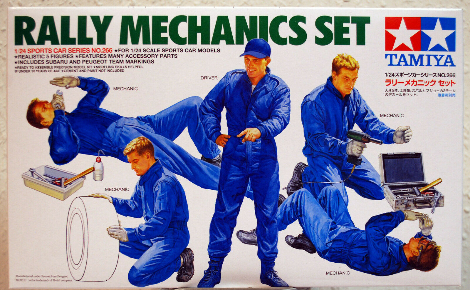 24266 Tamiya Rallye Mechanics Set Werkstatt Mechaniker 1:24