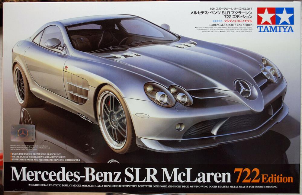 Tamiya 24317 2006 Mercedes Benz McLaren SLR 722 (Baureihe 199) 1:24