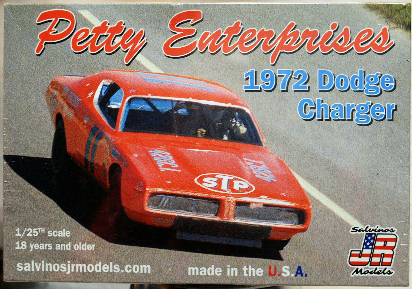 1972 Dodge Charger #11 B. Baker STP Petty Enterpr. 1:25 Salvinos JR 245689