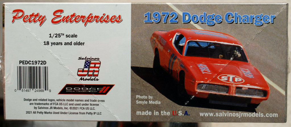 1972 Dodge Charger #11 B. Baker STP Petty Enterpr. 1:25 Salvinos JR 245689