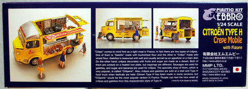 1948 Citroen Fourgon Type H Crepe mobile inkl. Einrichtung 1:24 Ebbro 25013