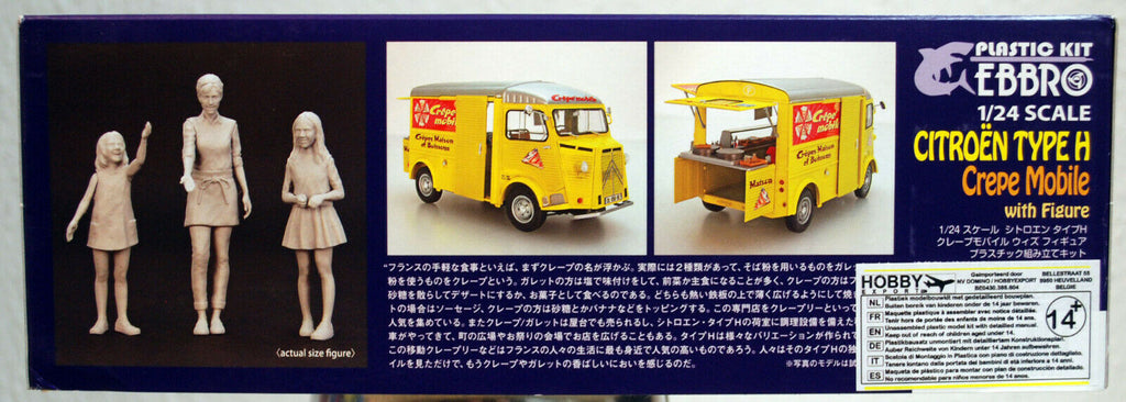 1948 Citroen Fourgon Type H Crepe mobile inkl. Einrichtung 1:24 Ebbro 25013