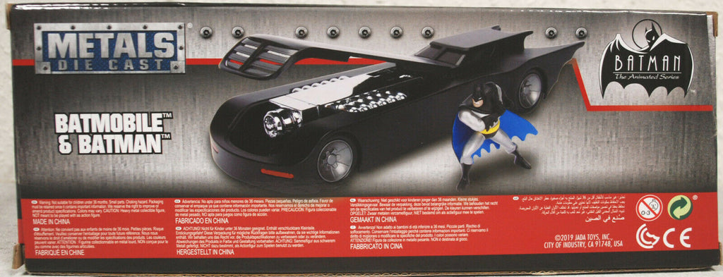 Batmobile & Batman Animated Series  inkl. Figur 1:24 Jada 30916
