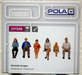 331508 Pola G Sitzende Figuren 6 Stück handbemalt 1:24 1:22,5