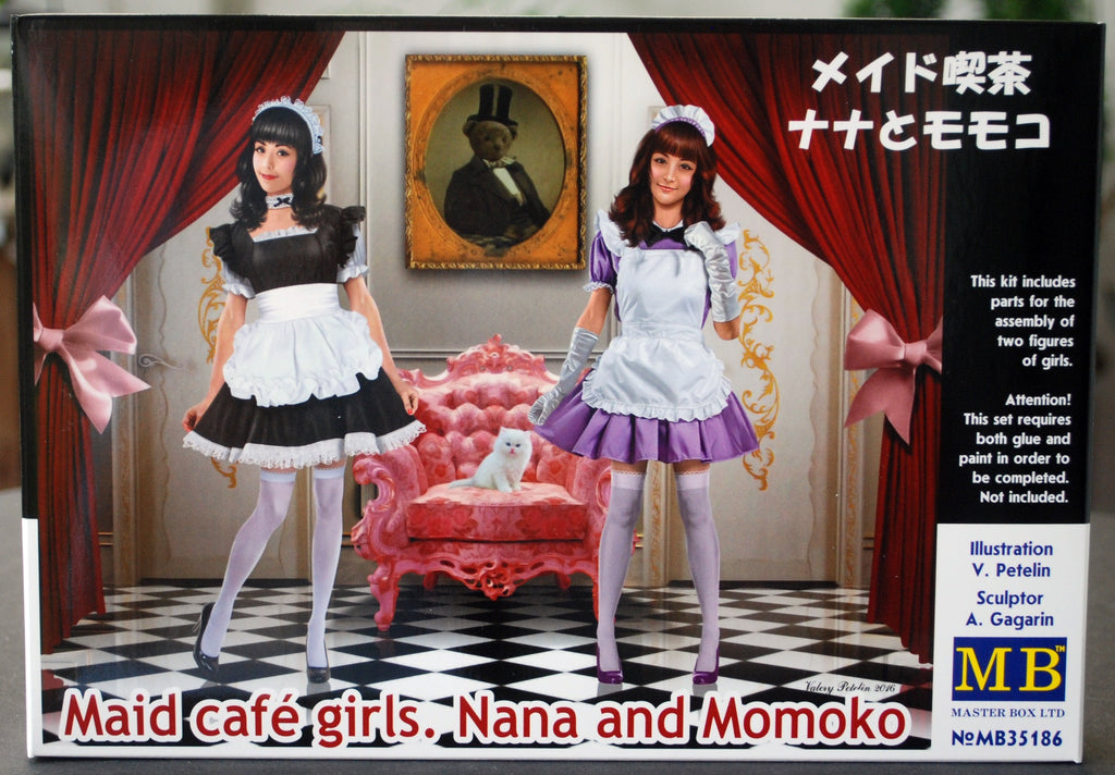 35186 Master Box Maid Café Girls Nana & Momoko Manga, 1:35, neu 2017