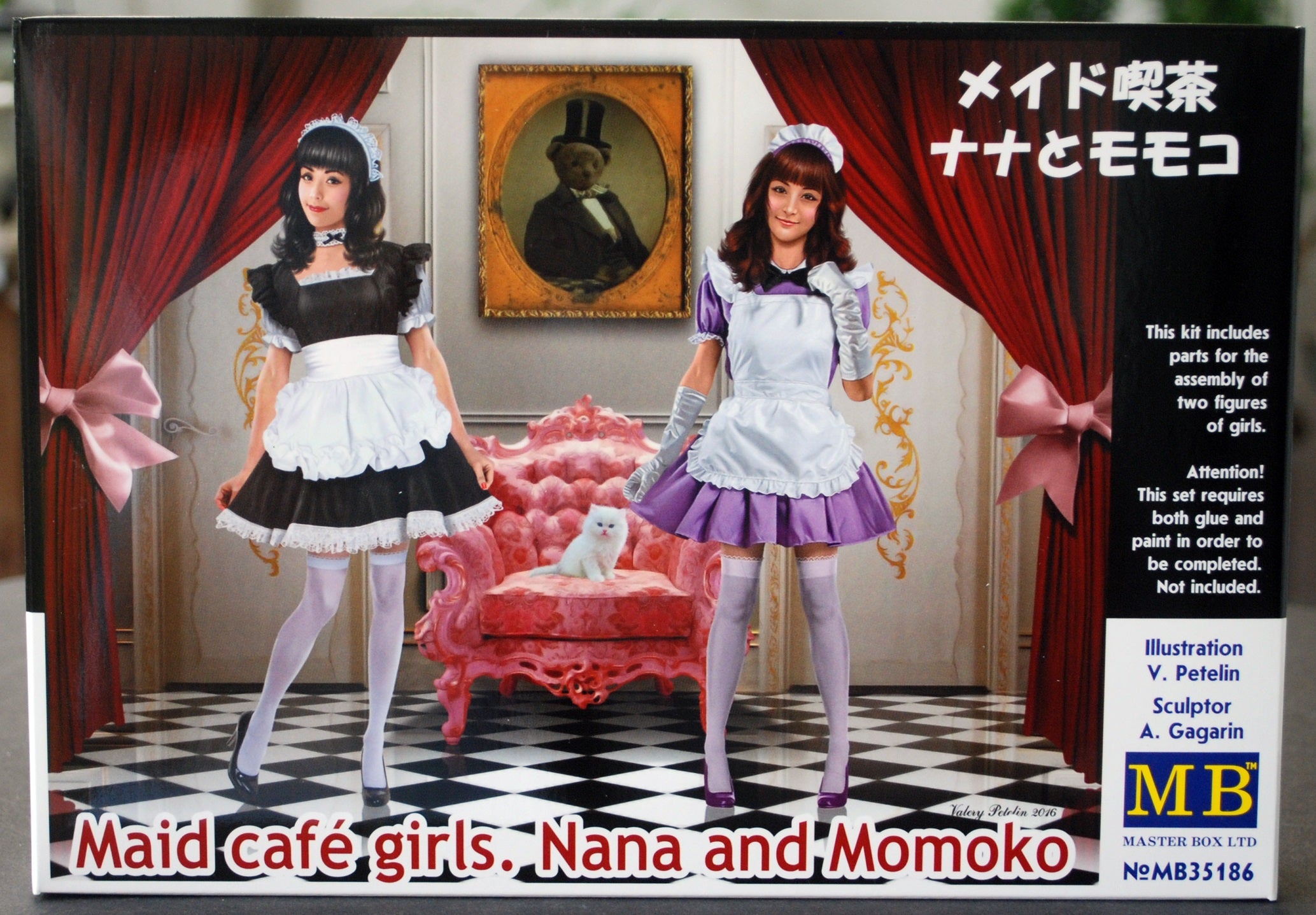 35186 Master Box Maid Café Girls Nana & Momoko Manga, 1:35, neu 2017