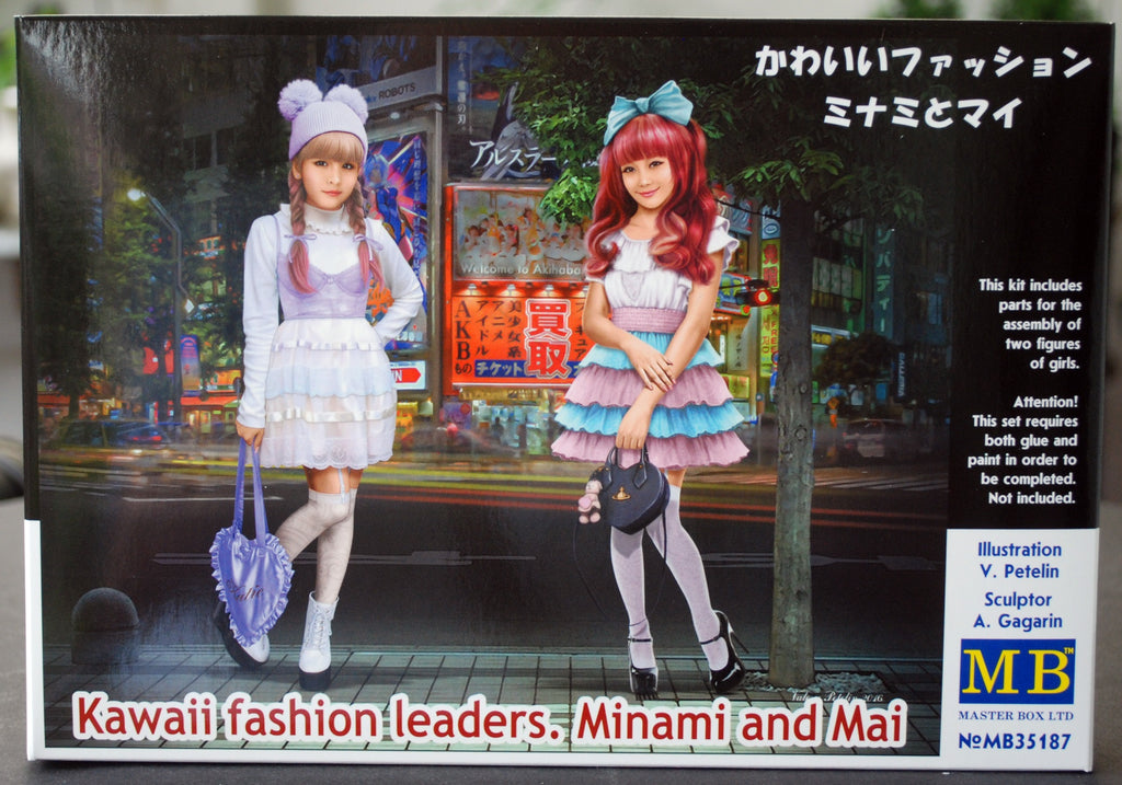 35187 Master Box Kawaii Fashion Leaders Minami & Mai Manga, 1:35, neu 2017